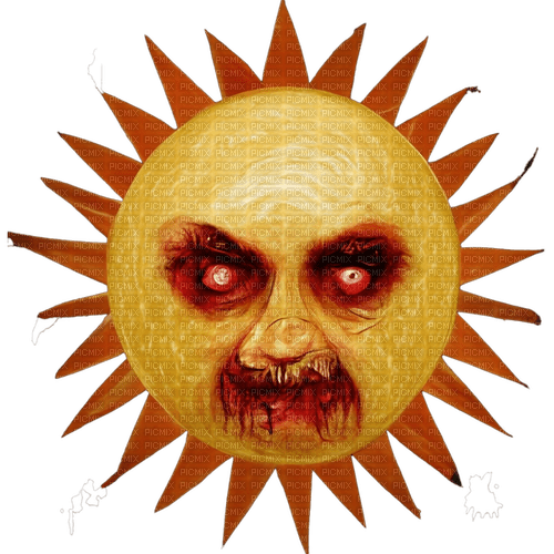 The Sun is a murderer coming to get you - PNG gratuit