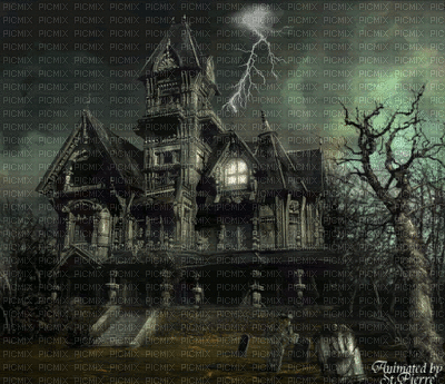 Haunted house mansion bp - Ücretsiz animasyonlu GIF