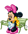 Minnie pleure - GIF animado gratis