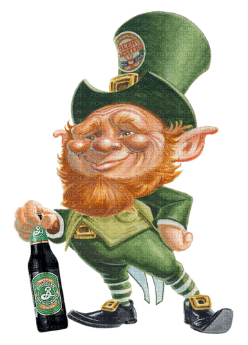 st. Patrick gnome  by nataliplus - zdarma png