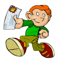 pico and his letter - gratis png