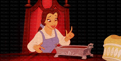 Belle et la Bête - Bezmaksas animēts GIF