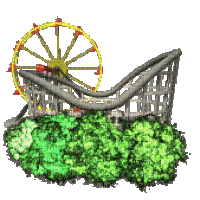 rollercoaster - GIF animado grátis
