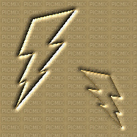 Gold Lightning Background - GIF animado grátis