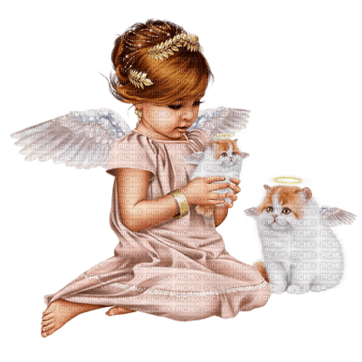 girl angel - Nitsa P - gratis png