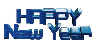 Happy New Year-Text.Victoriabea - Ingyenes animált GIF
