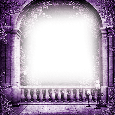 soave frame terrace vintage gothic purple - PNG gratuit