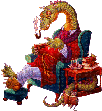 cecily-dragon humour anime - GIF animado gratis