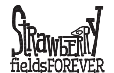 Strawberry.Fields.forever.Text.Victoriabea - PNG gratuit