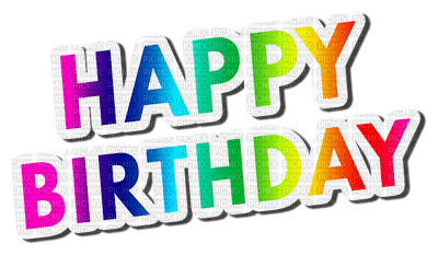 syntymäpäivä birthday sisustus decor text - PNG gratuit