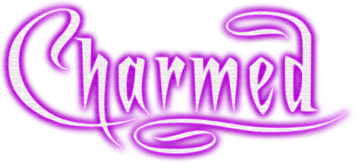 Charmed.Logo.White.Purple - Free PNG