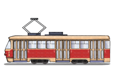 street car, tram, trolly bp - besplatni png