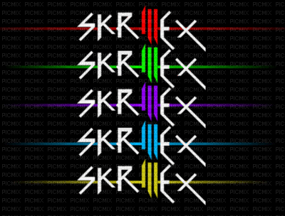 skrillex background - Darmowy animowany GIF