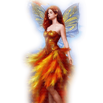 kikkapink autumn fairy fantasy woman girl - ücretsiz png