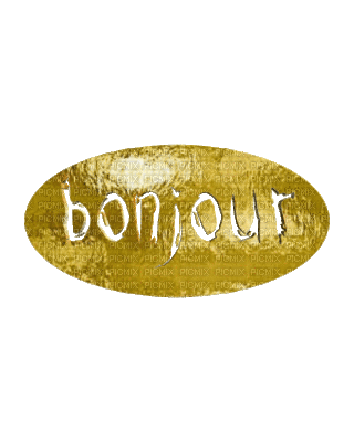bonjour - Besplatni animirani GIF
