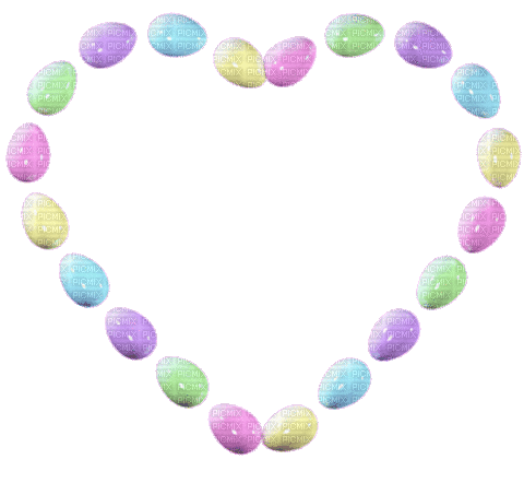 Easter Heart - Free animated GIF