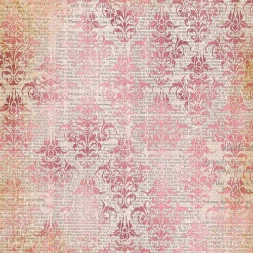 Scrap Flowers Background Pink - 免费PNG
