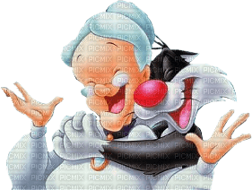 titi et grosminet sylvester and tweety - 無料png