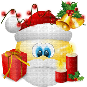Santa emoji - nemokama png