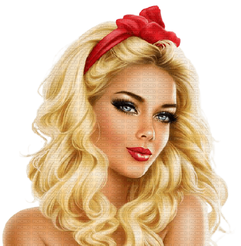 blonde woman - 免费PNG