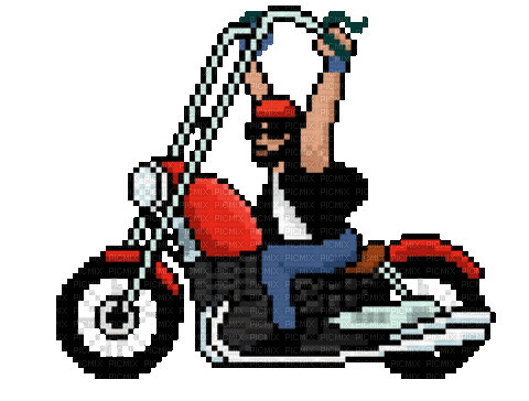 Harley-Davidson Ride - Zdarma animovaný GIF