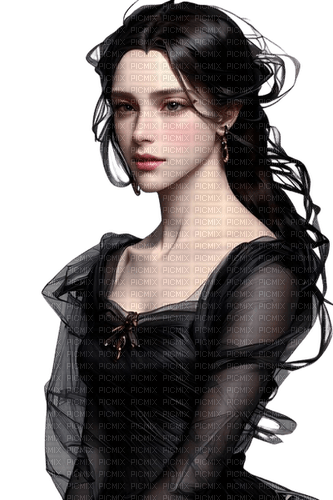 Gothic woman - darmowe png