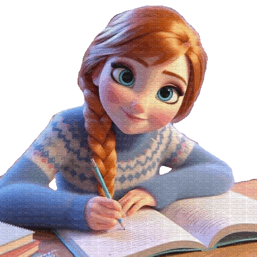 Anna Frozen Woman Anime - GIF animé gratuit