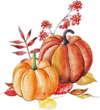 soave deco autumn thanksgiving vintage pumpkin - PNG gratuit