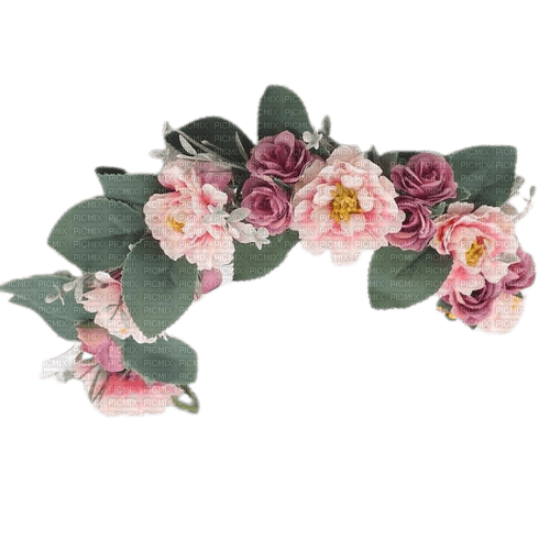couronne fleurs - darmowe png