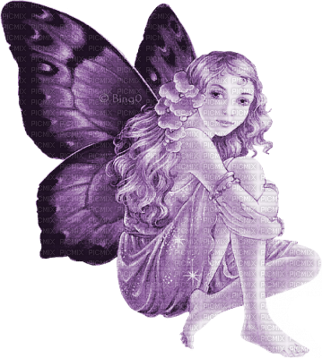 Y.A.M._Fantasy fairy purple - бесплатно png