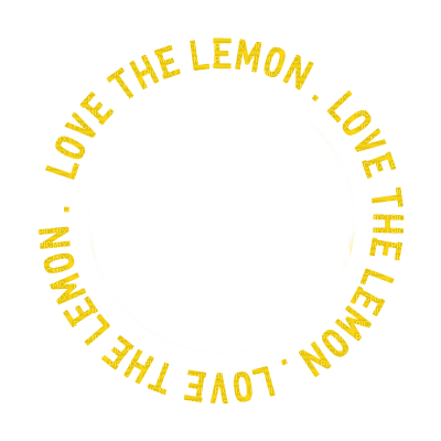 Love The Lemon Text - Bogusia - besplatni png
