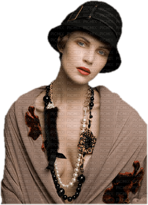 Art Deco woman bp - png grátis