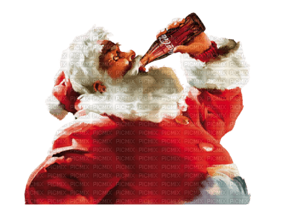 coca cola santa bp - 免费PNG