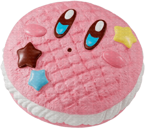 Kirby cream cookie squishy - gratis png