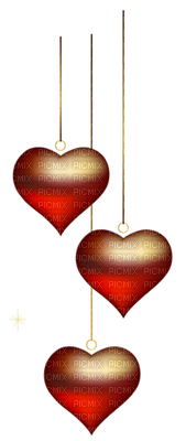 Kaz_Creations Heart Hearts Love Valentine Valentines Dangly Things - nemokama png