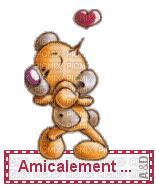 amicalement - Бесплатный анимированный гифка