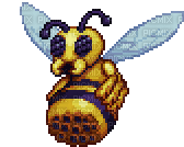 queen bee - GIF animado grátis