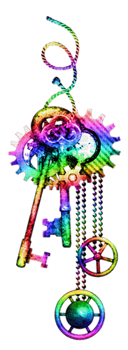 Steampunk.Deco.Rainbow - PNG gratuit