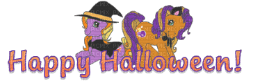MLP Halloween - Nemokamas animacinis gif