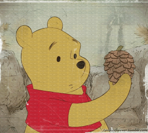 Background Winnie Pooh, Background , Winnie , Pooh , Cute , Animated ,  Autumn , Moonflower26 - Gif Animate Gratis - Picmix