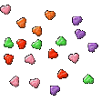corações-l - Darmowy animowany GIF