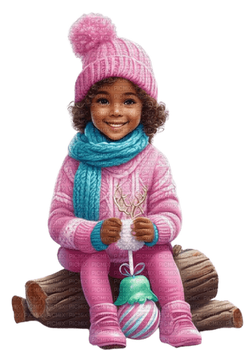 loly33 enfant hiver - бесплатно png