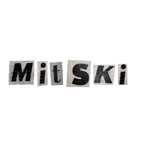 mitski typography - безплатен png
