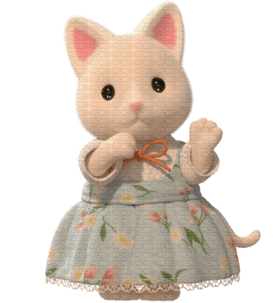 Calico Critters/Sylvanian Families cat - 免费PNG