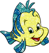 Disney Flounder - GIF animasi gratis
