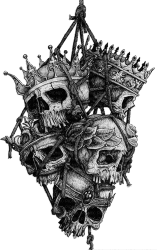 skulls by nataliplus - zdarma png