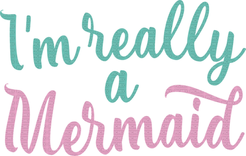 mermaid text Bb2 - kostenlos png