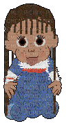 Babyz Girl in Sweater and Overalls - GIF animé gratuit