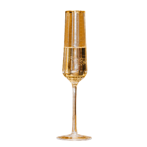 Champagne Glass Gold - Bogusia - gratis png