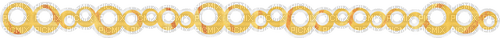 Paper Border Divider  Circles yellow - 免费PNG